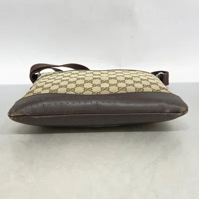Pre-owned Gucci Brown Canvas Shoulder Bag ()