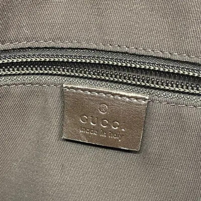 Pre-owned Gucci Brown Canvas Shoulder Bag ()