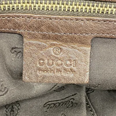 Pre-owned Gucci Brown Canvas Tote Bag ()