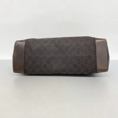 Pre-owned Gucci Brown Denim Tote Bag ()