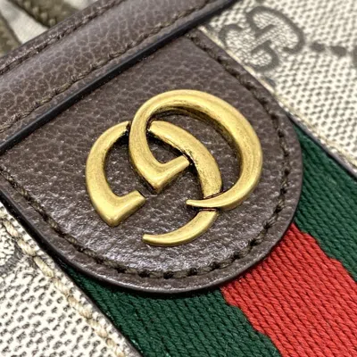 Pre-owned Gucci Brown Pvc Backpack ()