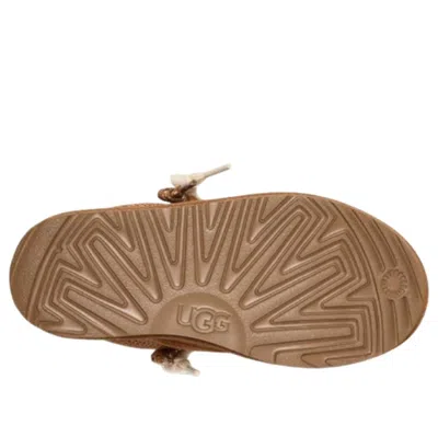 Ugg Suede And Mesh Sneakers With Trekking Laces In Brown