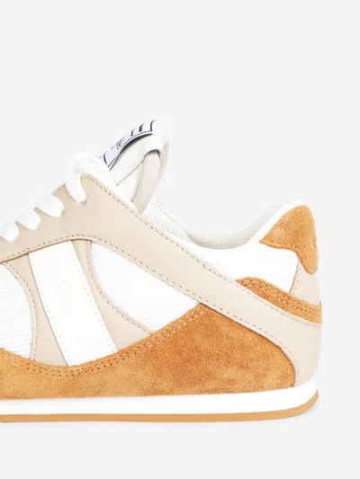 Chloé Sneakers In Leather In Brown