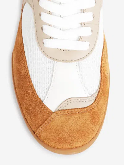 Chloé Sneakers In Leather In Brown