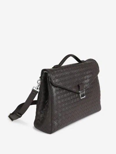 Bottega Veneta Shoulder Bag In Leather In Brown