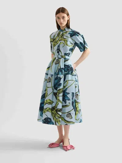 Erdem Blouse In Blue