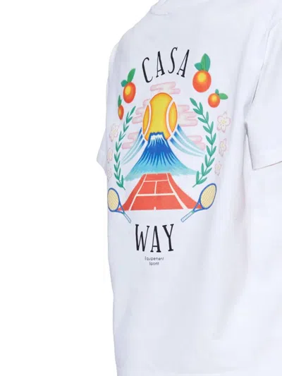 Casablanca Regular Fit T-shirt In White