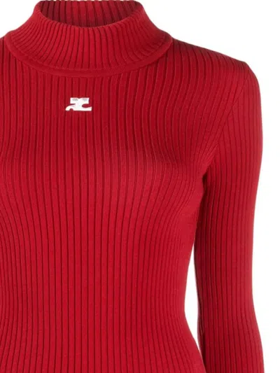 Courrèges Courreges Women Red Viscose Blend Sweater