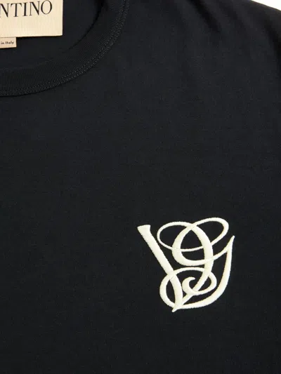 Valentino Garavani T-shirts And Polos In Black