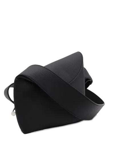 Alexander Mcqueen Alexander Mc Queen Sling T Bar Black Calf Leather Crossbody In Black