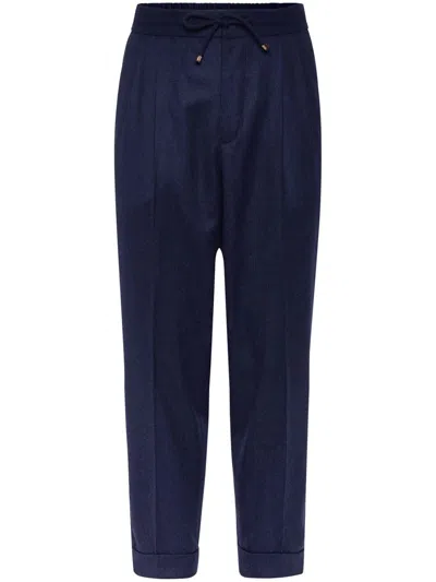 Brunello Cucinelli Trousers In Blue