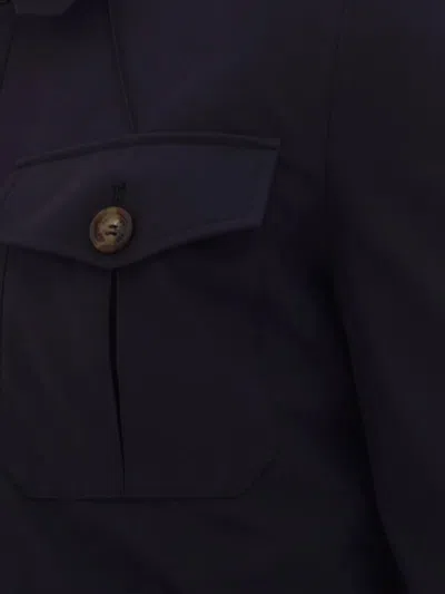 Brunello Cucinelli Redingote Mantel In Black