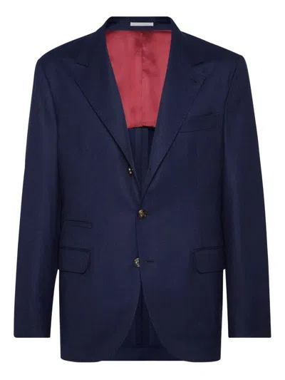 Brunello Cucinelli Jackets In Blue