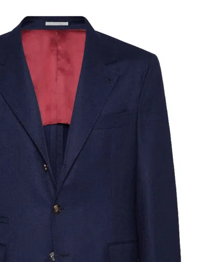 Brunello Cucinelli Jackets In Blue