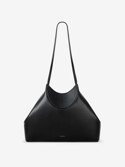 Givenchy Facet Cabas Small Shoulder Bag In Grain Leather In Black