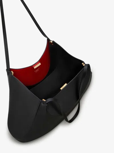 Givenchy Facet Cabas Small Shoulder Bag In Grain Leather In Black