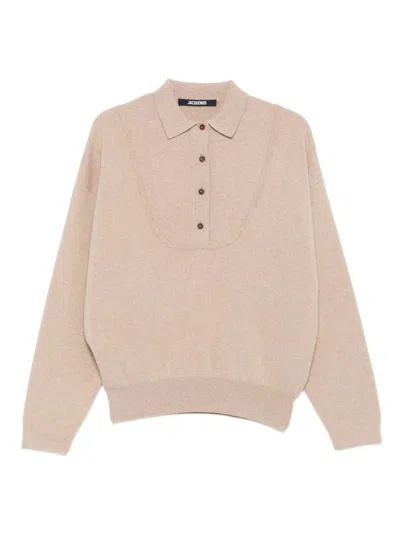 Jacquemus Sweaters In Nude