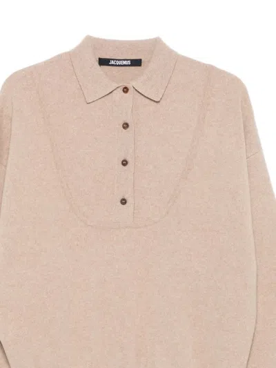 Jacquemus Sweaters In Nude