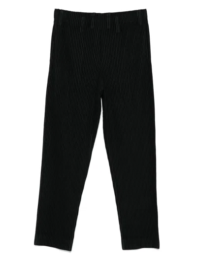 Issey Miyake Trousers In Black