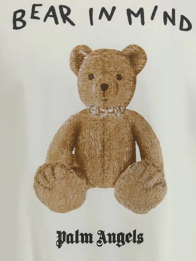 Palm Angels Bear In Mind Over T-shirt In Neutral