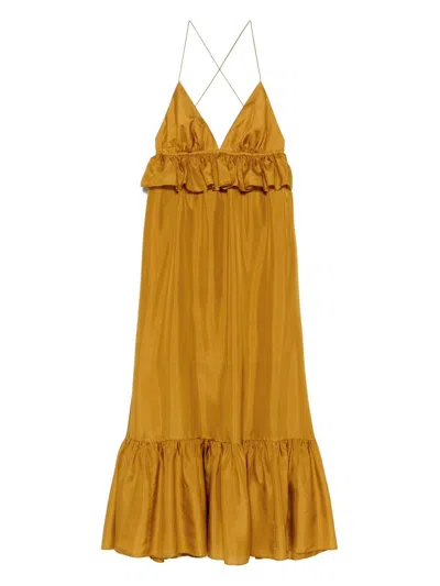 Zimmermann Rhiannon Dress In Yellow