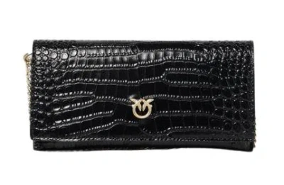 Pinko Wallets In Black