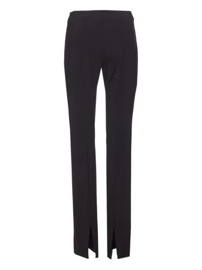 Pinko Tailored Trousers Featuring Zip Pockets In Black
