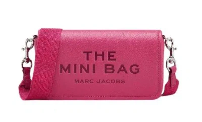 Marc Jacobs The Mini Bag Leather Crossbody In Pink