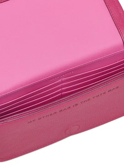 Marc Jacobs The Mini Bag Leather Crossbody In Pink