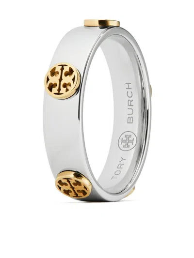 Tory Burch Miller Stud Ring In Silver