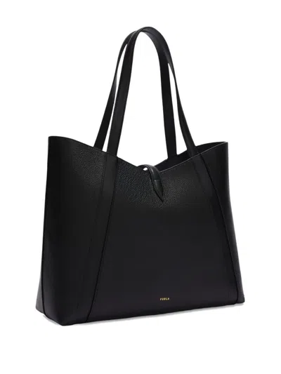 Furla Borsa Goccia L Tote Nera In Black