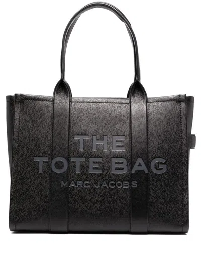 Marc Jacobs The Leather Large Tote Bag In Black