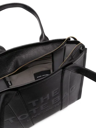 Marc Jacobs The Leather Large Tote Bag In Black