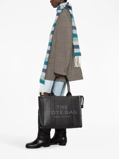 Marc Jacobs The Leather Large Tote Bag In Black