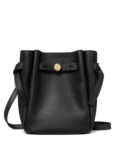 Tory Burch Romy Phone Shoulder Bag In Black