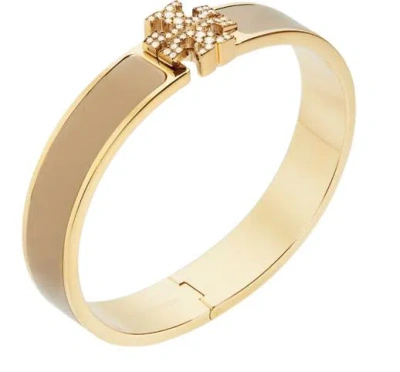 Tory Burch Icon Enamel Bracelet In Gold