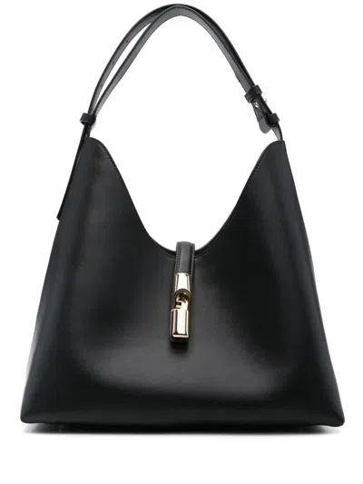 Furla Borsa Goccia M Hobo Nera In Black