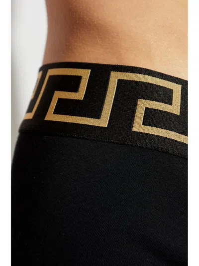 Versace Three-pack Multicolor Greca Border Boxer Briefs In Multi