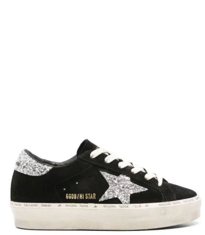 Golden Goose Hi Star Sneakers In Black