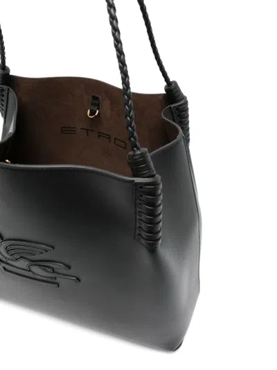 Etro Fendi Beauty Case Ff Jacquard Small In Black