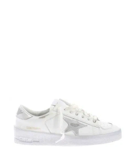 Golden Goose Flat Shoes In White