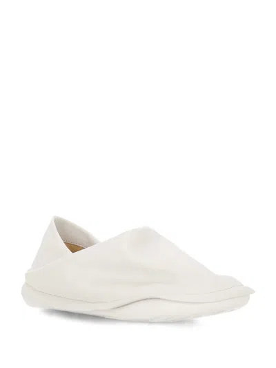 Camper X Issey Miyake Flat Shoes In White
