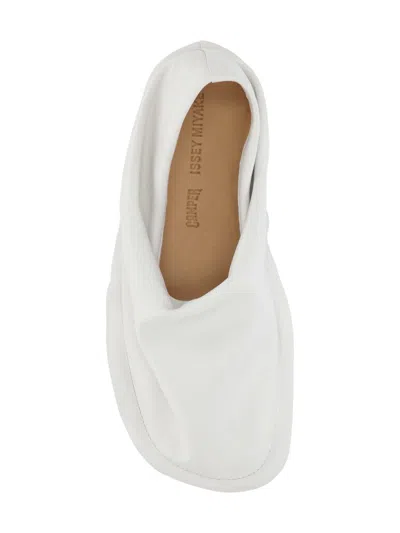 Camper X Issey Miyake Flat Shoes In White