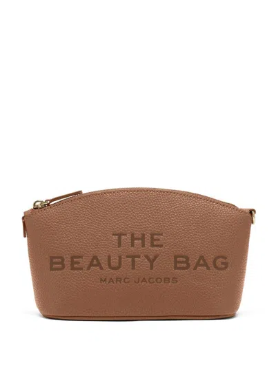 Marc Jacobs Zippered Cosmetic Bag In Brown