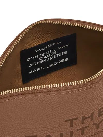 Marc Jacobs Zippered Cosmetic Bag In Brown