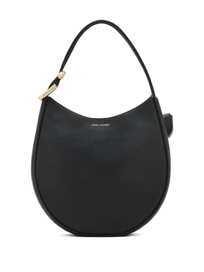 Marc Jacobs Womens Black Large Crescent Leather Tote Bag In Black