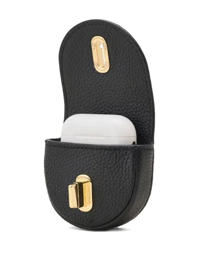 Marc Jacobs Womens Black Large Crescent Leather Tote Bag In Black