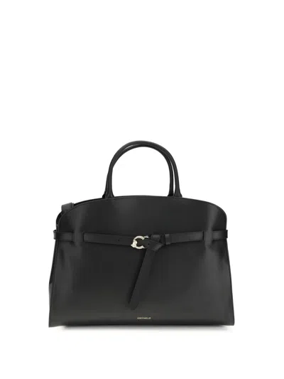 Coccinelle Large Sabine Handbag In Black