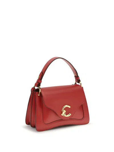 Coccinelle Red Calf Leather Bos Taurus Handbag In Red