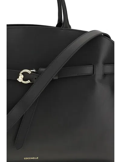 Coccinelle Large Sabine Handbag In Black